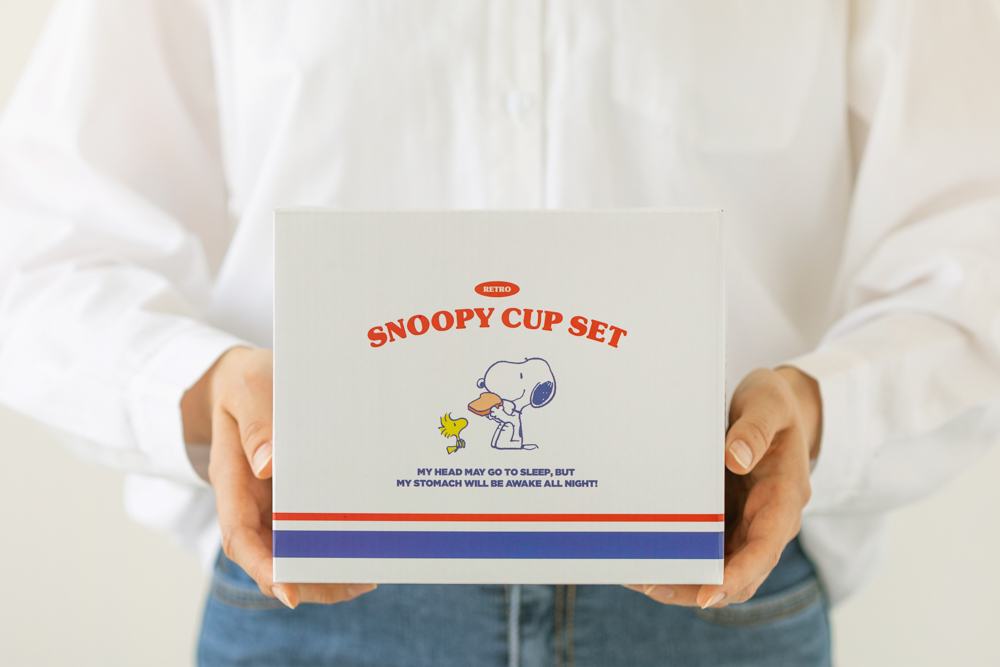 Peanuts]Snoopy Retro Toaster + Retro Snoopy Cup 2P SET WT-8150A 685~815W /  220V