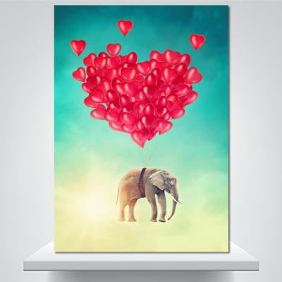 코끼리도 드는 사랑 - 감성사진 폼보드 액자