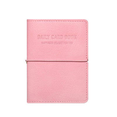 [한스마레] 데일리 카드북 - 핑크