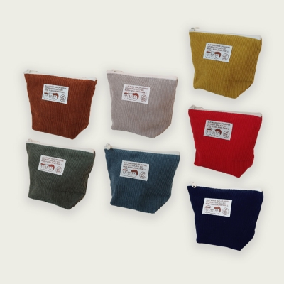 O LD! Corduroy Triangle Pouch_ Small