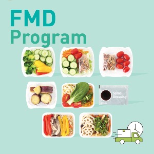 5일의 FMD 식단 간헐적 단식을 위한 저염 샐러드 도시락