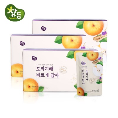 참든 도라지배즙 도라지배 바르게 담아 100ml x 90포