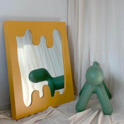 Wave Mirror 물결 웨이브 파도 거울 전신거울 84x68cm
