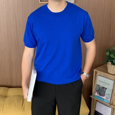 남자반팔니트티 여름니트