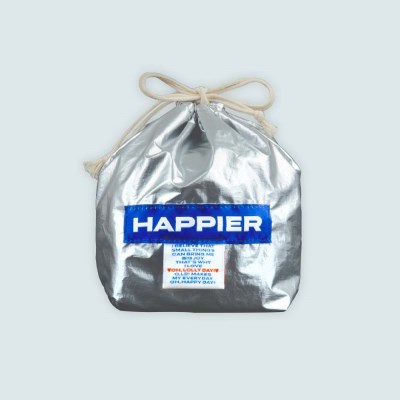 Happier label fortune pouch_S_silver