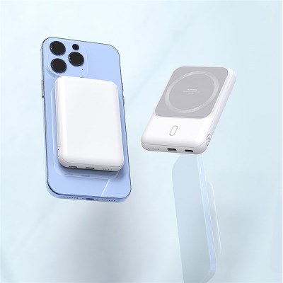 맥세이프 보조배터리 5000mAh 무선충전 도킹형 기내 휴대용충전기 초