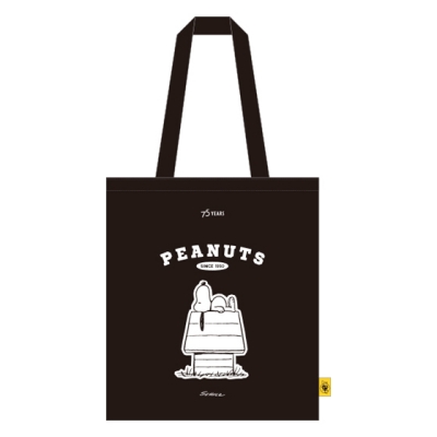 [Peanuts] 피너츠 75주년 에코백_BLACK
