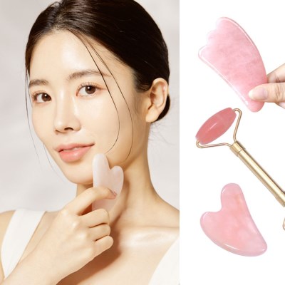장미스톤 바디 괄사 마사지 1개(디자인 택1)
