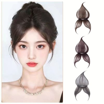 간편 똑딱이형 정수리 부분가발 1개(색상 택1)