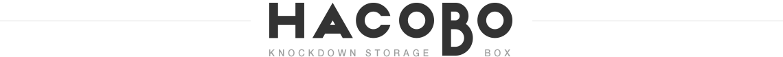 HACOBO knockdown storage box