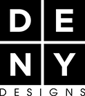 DENY Design 로고