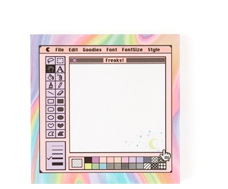 rainbow memo pad 