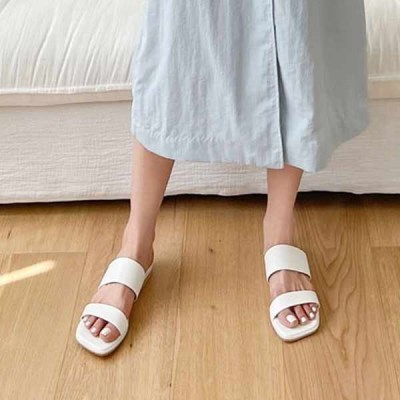 kami et muse Wide double band slippers_KM21s134