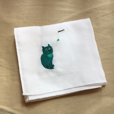 [Organic cotton] Green cat