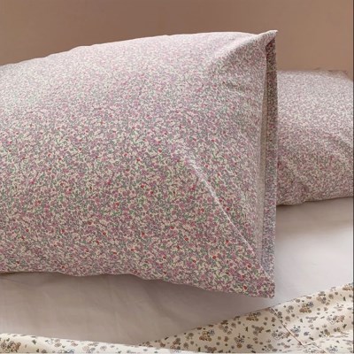 Violet Flower Pillow Cover
