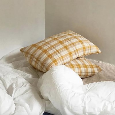Aurora Yellow Pillow Cover