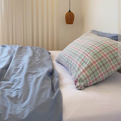 Solid Bedding Cover (Azure)