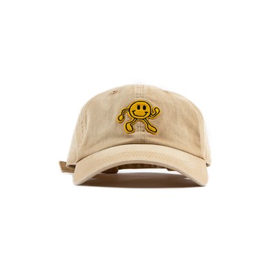 [BIGWAVE COLLECTIVE] DANCING SMILE CAP (SAND BEIGE)