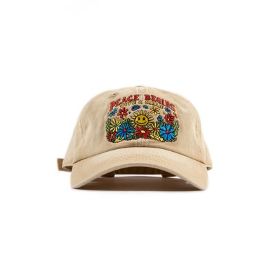 [BIGWAVE COLLECTIVE] PEACE BEGINS SMILE CAP (SAND BEIGE)