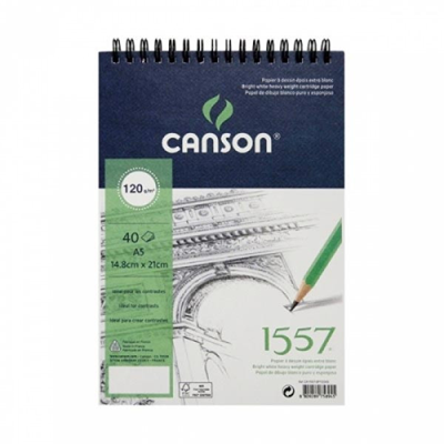 [캔숀]1557스케치패드 스프링120g A5 40매 CA1557-SP120_(12649345)