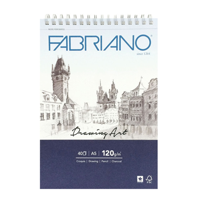 [파브리아노] 드로잉아트 스프링 120g (A5 A4 A3)_(12649372)