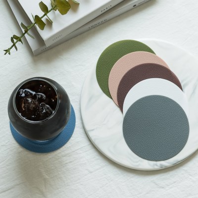 국산 플라이토 실리콘 엠보싱 컵받침 10cm