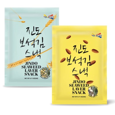 [남도장터]진도보석김 스낵 20gx10봉 (현미5‚아몬드5)