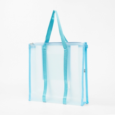 아쿠아 방수 비치백(블루) 해수욕장 바캉스 가방