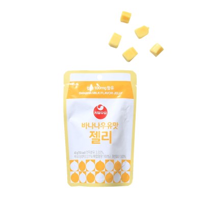 서울우유 바나나우유맛 젤리 45g 5개 제리 아이 간식