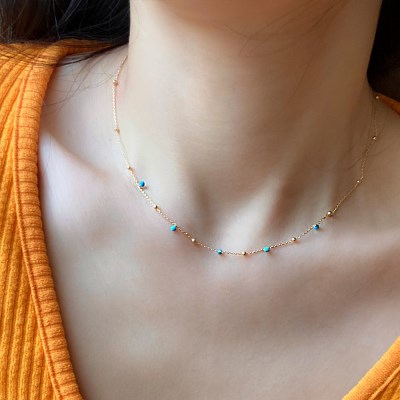 [텐텐단독] bounce bead necklace
