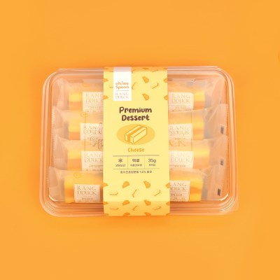 오마이스푼 랑떡 치즈맛 35g x 8개입 / 온가족 디저트 카스테라떡