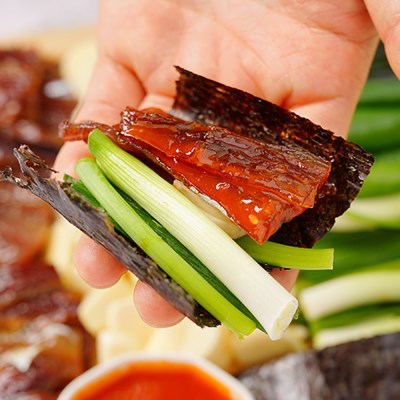 포항 구룡포 과메기 170g 해초 야채세트(1-2인) 택배 캠핑음식