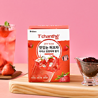 티샹떼 맛있는 허브차 딸기 20티백 아이스티 콤부함유