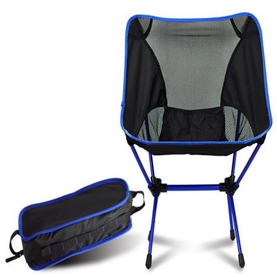 캠핑 초경량 간편 접이식 의자 블랙블루 CH1641908-ON