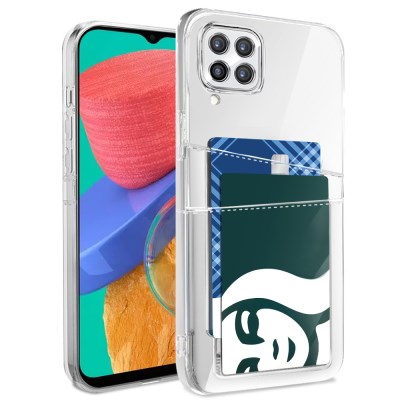 갤럭시 점프2 (M336) 카드 더블 두장 수납 젤리 투명 케이스