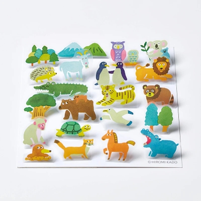 [HITOTOKI] Pop-up Stickers - Animals