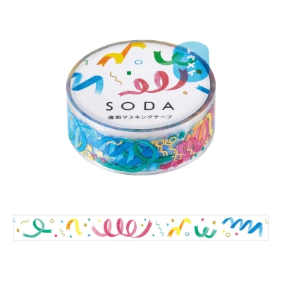 [SODA] Masking Tape Clear (15mm)(Foil Pressing Type)