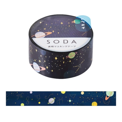 [SODA] Masking Tape Clear (20mm)(Foil Pressing Type)