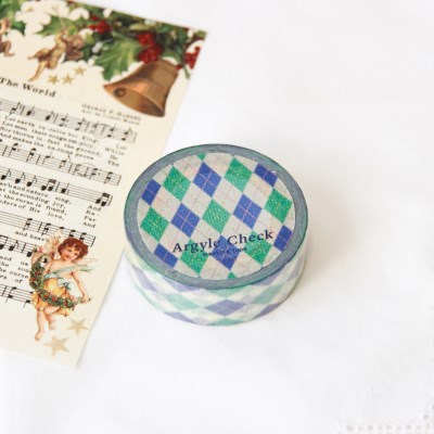 Argyle Check Masking Tape [Merry and Bright]