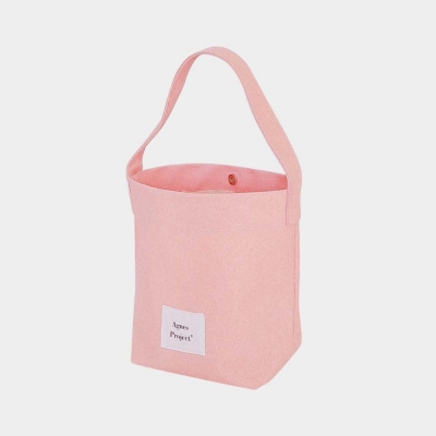 Peanut Tote Bag_Pale Pink
