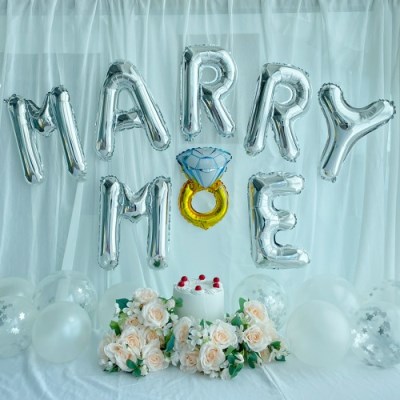 메리미 프로포즈반지 풍선세트 MARRY ME 패키지 호텔 이벤트