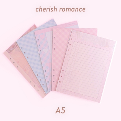 [ A5 속지 ] cherish romance (15 types)