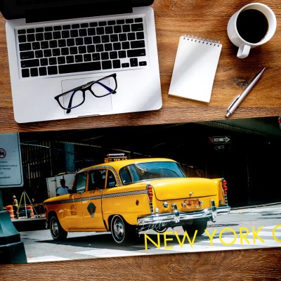 New york City 뉴욕시티 데스크매트 장패드 책상덮개