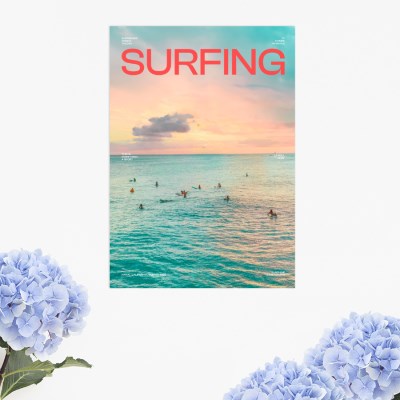Surfing 서핑 종이포스터그림