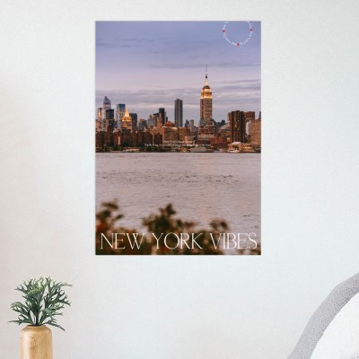 New york vibes 뉴욕바이브 종이포스터그림