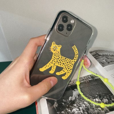 Cheetah Clear Jelly Phonecase