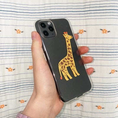 Giraffe Clear Jelly Phonecase