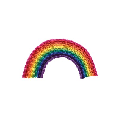 태틀리 Stitched Rainbow 타투스티커 페어 2매
