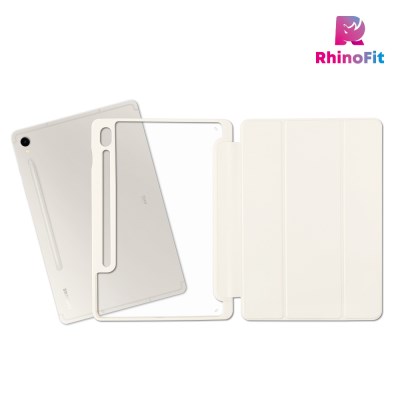 (B급 세일) 라이노핏 (갤럭시탭 S9) 클리어쉴드 북커버 케이스