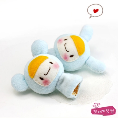 [DIY]블루 베이비 손가락인형 만들기 패키지